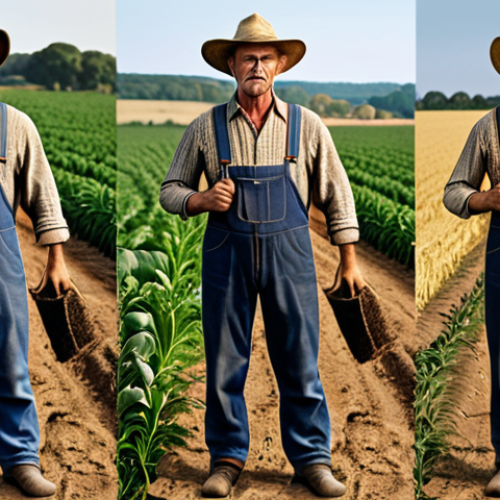 Image Prompt 1: The Evolution of the Farmer**
