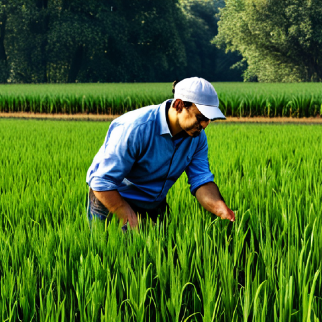 농업환경기술자 자격증과 대학 전공 연계 - Image Prompt 1: The Modern Agroecologist in the Field**